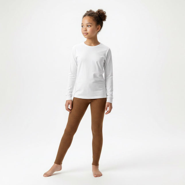 Kleines Set Pullover & Strickleggins