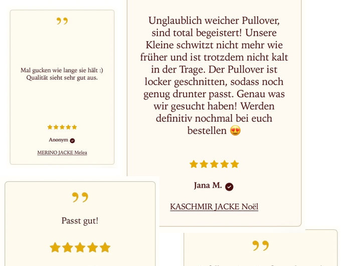 <h2>Glückliche Kunden </h2>