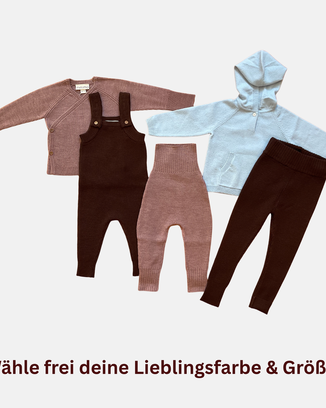 Premium Value Set: Trousers, Wrap Jacket, Overall &amp; Nursing Pads
