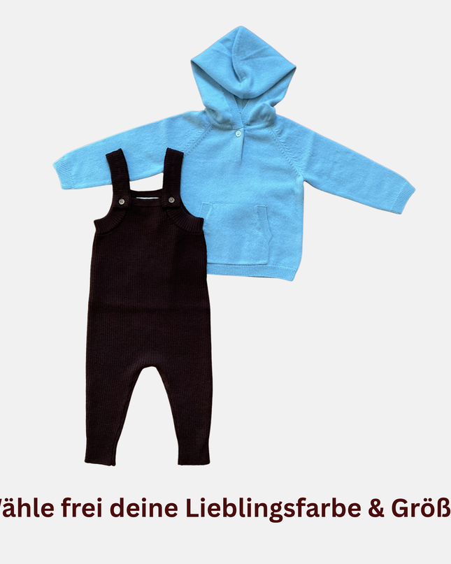 Kleines Set Pullover & Latzhose