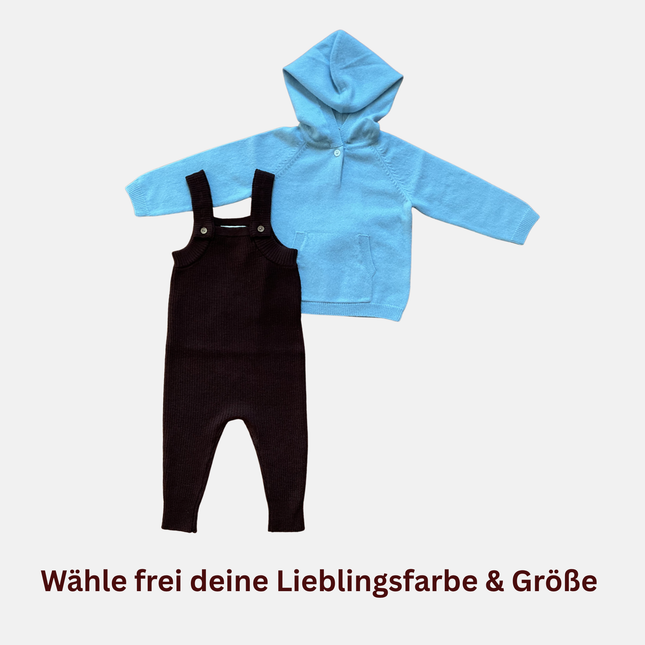 Kleines Set Pullover & Latzhose