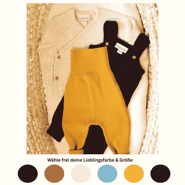 Set aus Bundhose, Overall & Wickeljacke