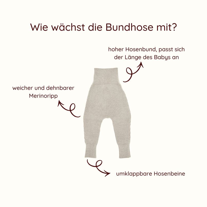 MERINO BUNDHOSE Luna